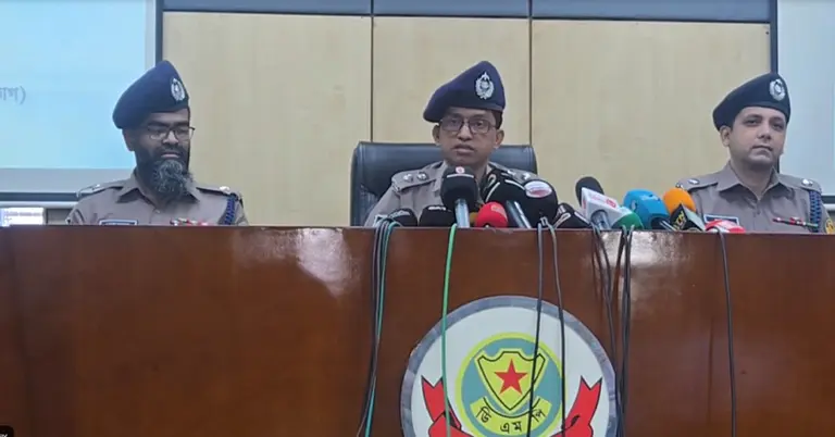 ডিএমপির প্রেস ব্রিফিং